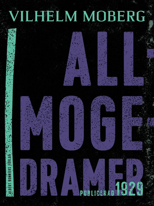 Title details for Allmogedramer by Vilhelm Moberg - Available